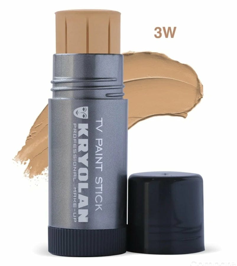Kryolan TV Paint Stick Foundation Offering Professional Coverage With Smooth Application And Long Lasting Finish - 1W